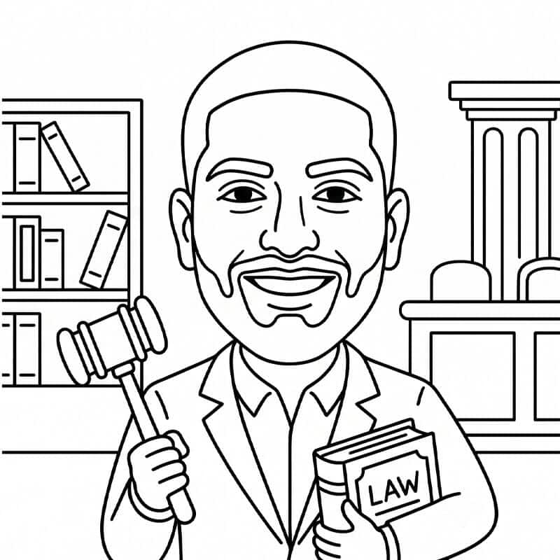 Doodle Bot Live Sketch Lawyer