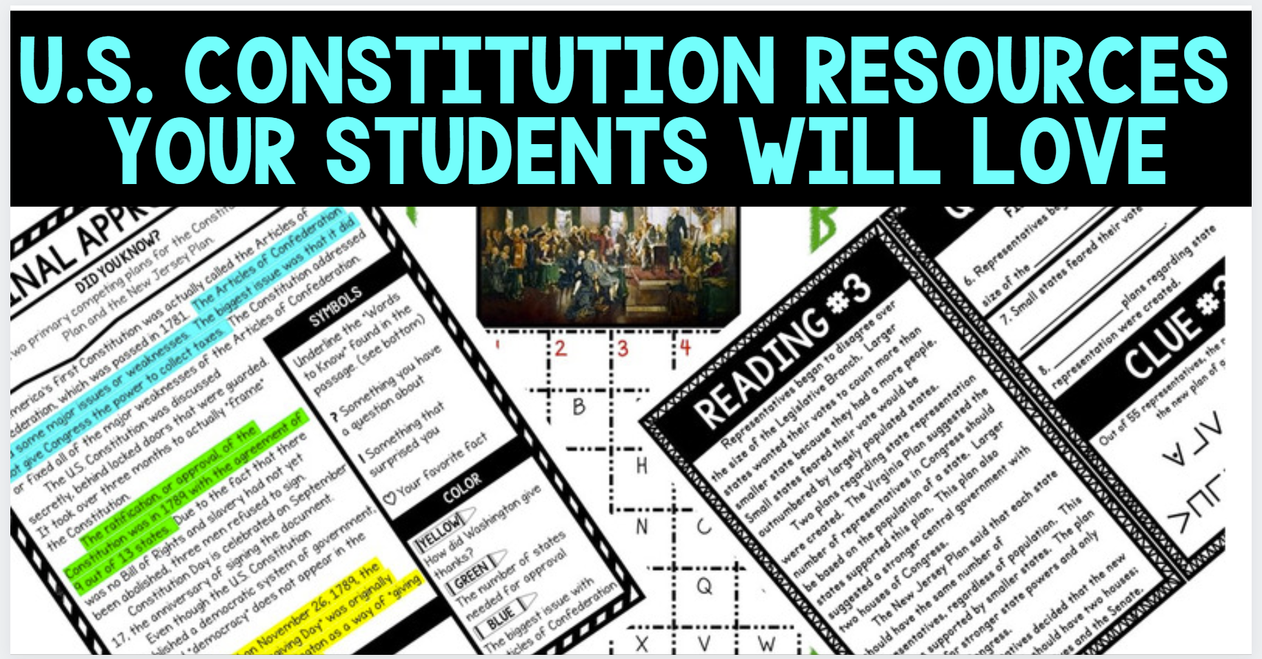us constitution resources blog cover pic