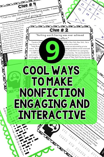 Nonfiction learning Blog pin