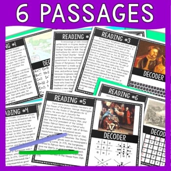 Virginia House of Burgesses Reading Comprehension and Puzzle Escape Room - Image 4