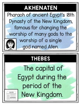 Ancient Egypt Causes Interactive Word Wall Mystery - Scavenger Hunt - Image 4