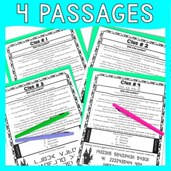 Halloween Escape Room - Reading Comprehension - October Activity - No Prep - Image 4