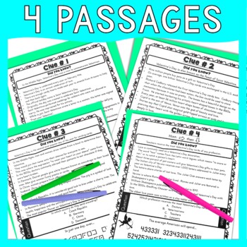 Valentine's Day ESCAPE ROOM - Reading Comprehension - February Activity - Image 3