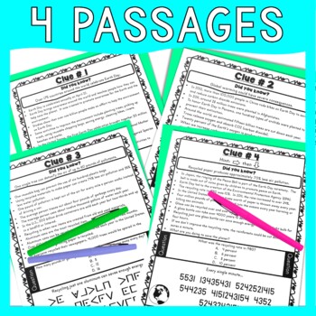 Earth Day ESCAPE ROOM - Reading Passages - April Activity - Recycling - Image 4