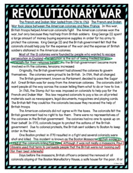 Revolutionary War Color by Number : American Revolution Activity - Image 4