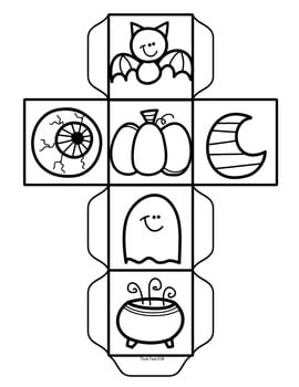 Halloween Boxes and Links - Halloween Coloring Activity - Image 3