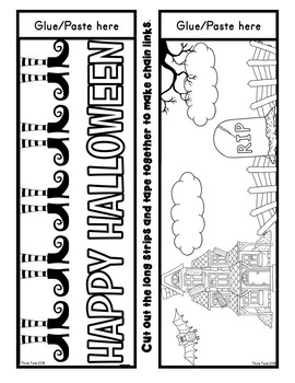 Halloween Boxes and Links - Halloween Coloring Activity - Image 4