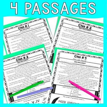 Civics ESCAPE ROOMS BUNDLE - Reading Comprehension - Constitution - Image 4