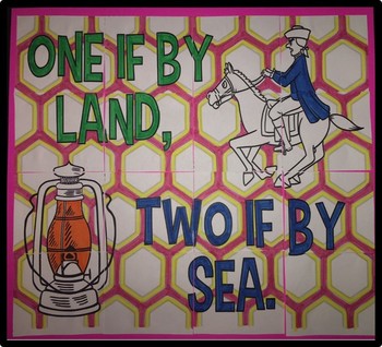 American Revolution Collaborative Poster! Team Work Activity - Paul Revere - Image 3