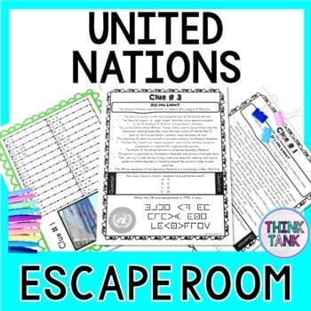 United Nations ESCAPE ROOM - Reading Comprehension