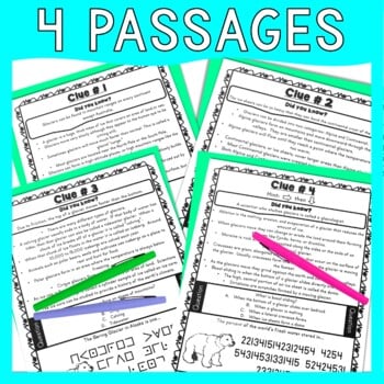 Glaciers Escape Room - Reading Comprehension - Earth Science - Image 4