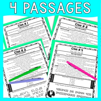 Oceans ESCAPE ROOM! Reading Comprehension - World Geography Activity - Image 4