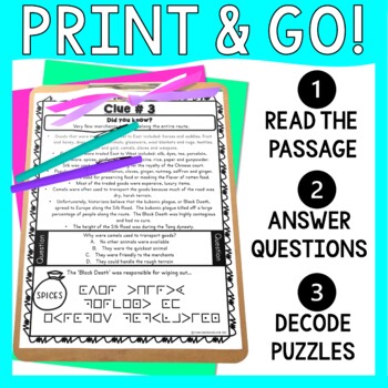 Silk Road ESCAPE ROOM - Ancient China - Reading Comprehension - Image 2