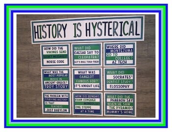 World History Jokes Bulletin Board - Classroom Posters - Image 2