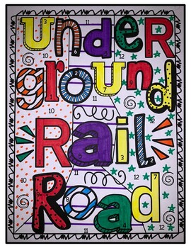 Underground Railroad Color by Number, Reading Passage and Text Marking - Image 2