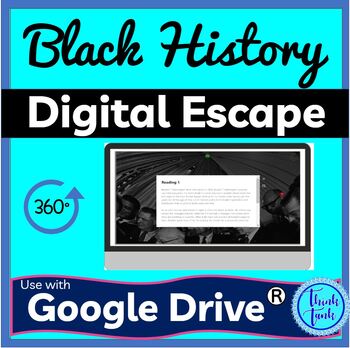 Black History DIGITAL ESCAPE ROOM for Google Drive®