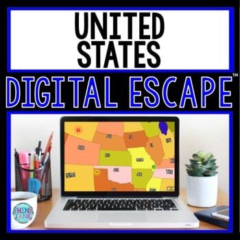 United States DIGITAL ESCAPE ROOM for Google Drive® USA | Geography