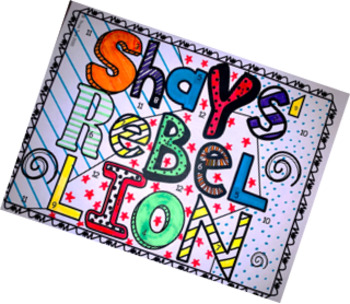 Shays' Rebellion Color by Number, Reading Passage and Text Marking - Image 3