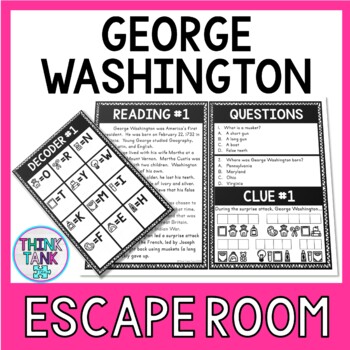 George Washington Escape Room Activity