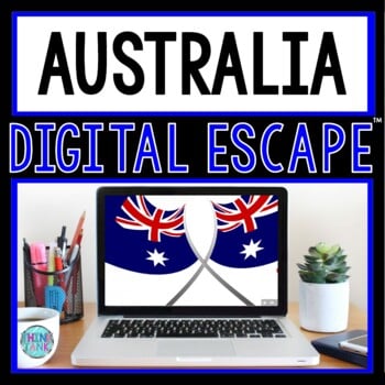 Australia DIGITAL ESCAPE ROOM for Google Drive® - Continents - Geography