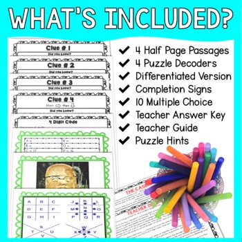 Olmec ESCAPE ROOM - Reading and Puzzles - Ancient Civilizations - Image 3