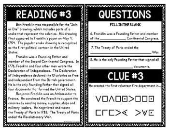 Benjamin Franklin Escape Room Activity - Image 2