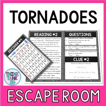 Tornadoes Escape Room Activity