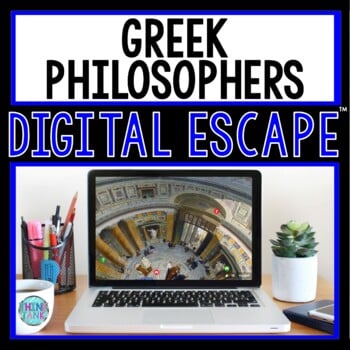 Greek Philosophers DIGITAL ESCAPE ROOM for Google Drive® | Ancient Greece