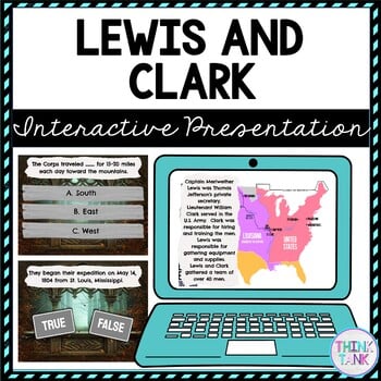 Lewis and Clark Interactive Google Slides™ Presentation | Distance Learning