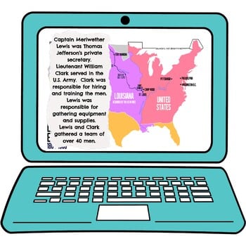 Lewis and Clark Interactive Google Slides™ Presentation | Distance Learning - Image 2