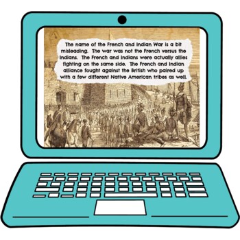 French and Indian War Interactive Google Slides™ Presentation Distance Learning - Image 2
