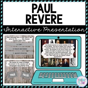Paul Revere Interactive Google Slides™ Presentation | Distance Learning