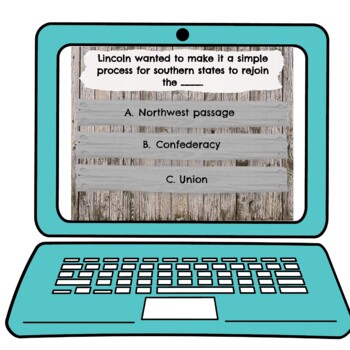 Civil War Reconstruction Interactive Google Slides™ | Distance Learning - Image 3