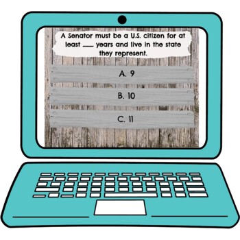 Legislative Branch Interactive Google Slides™ Presentation | Distance Learning - Image 3