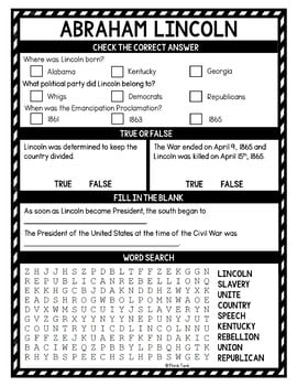 Civil War Leaders Reading Passages, Questions and Text Marking + Word Search - Image 3