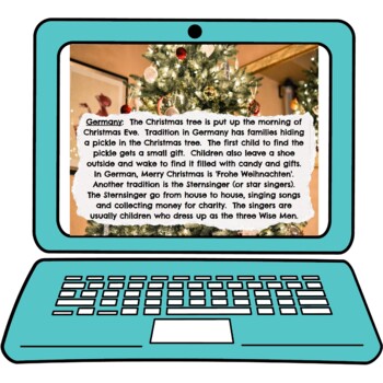 Christmas Around the World Interactive Google Slides™ | Distance Learning - Image 2