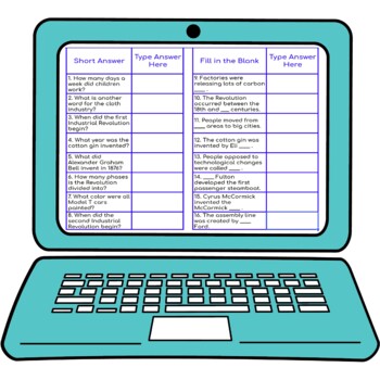 Industrial Revolution Secret Message Activity for Google Sheets™ - Image 3