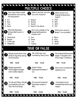 Industrial Revolution DIGITAL Reading Passage and Questions - Self Grading - Image 3