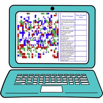 Legislative Branch Secret Message Activity for Google Sheets™ - Image 2