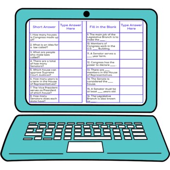 Legislative Branch Secret Message Activity for Google Sheets™ - Image 3