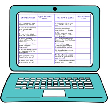 Rosa Parks Secret Message Activity for Google Sheets™ | Distance Learning - Image 3