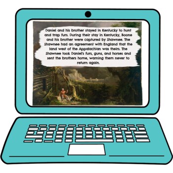 Daniel Boone Interactive Google Slides™ Presentation | Distance Learning - Image 2