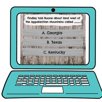 Daniel Boone Interactive Google Slides™ Presentation | Distance Learning - Image 3