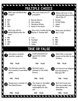 World War I DIGITAL Reading Passage and Questions - Self Grading - Image 3