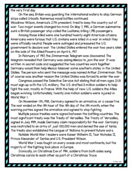 World War I DIGITAL Reading Passage and Questions - Self Grading - Image 4