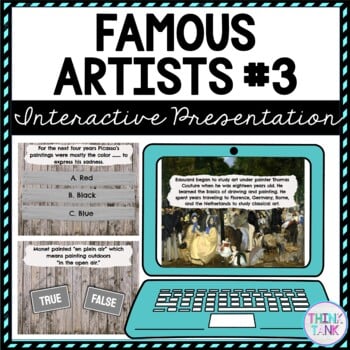 Famous Artists #3 Interactive Google Slides™ Presentation | Distance Learning