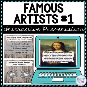 Famous Artists #1 Interactive Google Slides™ Presentation | Distance Learning