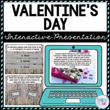 Valentine's Day Interactive Google Slides™ Presentation | Distance Learning