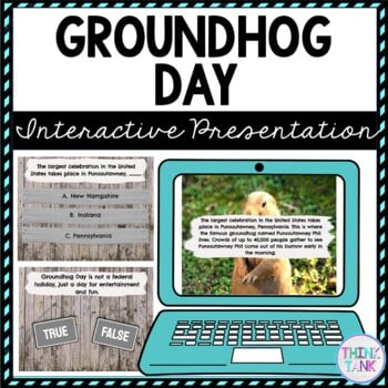 Groundhog Day Interactive Google Slides™ Presentation | Distance Learning