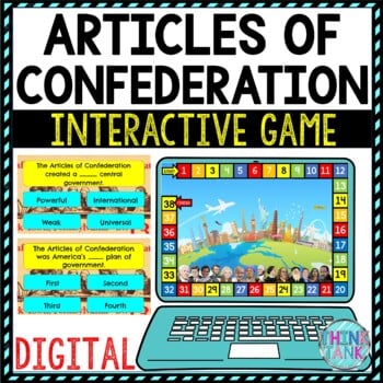 Articles of Confederation Review Game Board